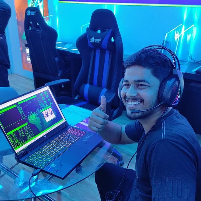 Keshav heads-down building an early CodeBlimp product